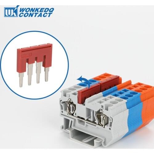 Jumper 20Pcs FBS 4-6 PLUG IN bridge for ST DIN Rail Terminal Blocks L23.3/H22.8/W3.1 mm