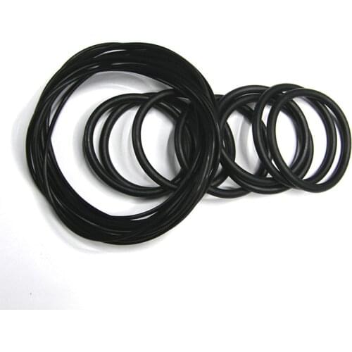 200piece/ OD:3.5/4/4.5/5/6/6.5/7/8/9/10*1mm(Thickness) NBR o ring seal dichtung black Gasket of motorcycle part/ Nitrile Rubber
