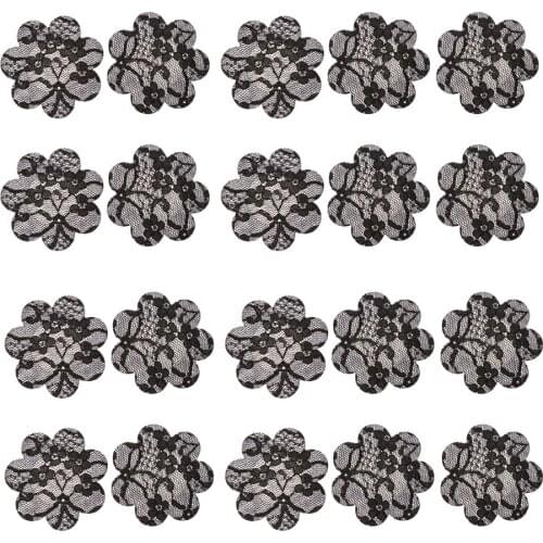 20x Sexy Lace Flower Adhesives Breasts Nipple Covers Pads Breasts Stickers Womens Invisible Lift Tape Dress Pasties