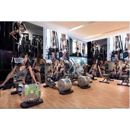 Custom photo 3d wallpaper Fitness sexy beauty photo wall Home decoration living room 3d wall murals wallpaper for walls 3 d