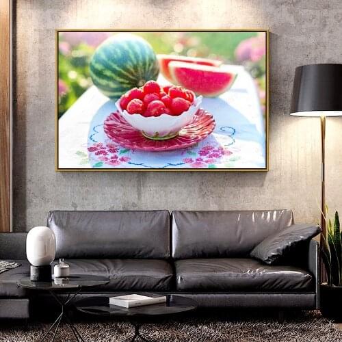 Artcozy Oil Canvas Painting summer_watermelon For Home Decoration Wall Art
