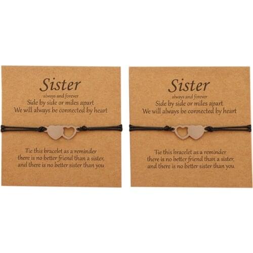 Promise Bracelet Friendship Gifts for Best Friend Mothers Day Matching Bracelets for Couples Sister Mom and Daughter