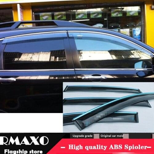 For Honda CRV Plastic Window Visor 2007-2012 Vent Shades Sun Rain Deflector Guard For Honda CR-V 4PCS/SET