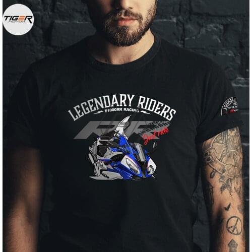 Motorcycle O-Neck Printed T-Shirt Man Short Sleeve T Shirt Case for BMW S1000RR S1000 RR Racing Team