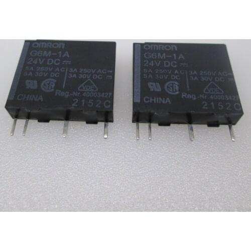 HOT NEW relay G6M-1A 24VDC G6M-1A-24VDC G6M-1A-24V G6M1A 24VDC 24V DC24V DIP4 20pcs/lot