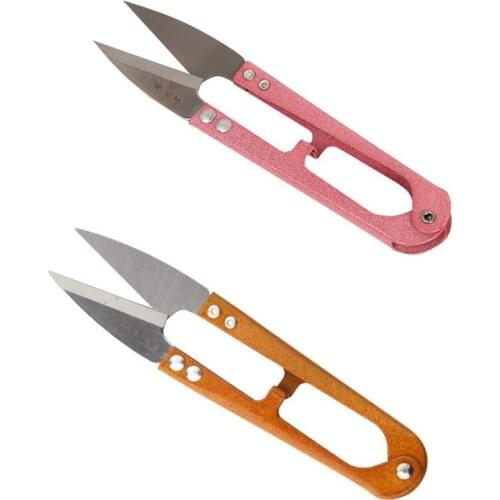 5 Pcs Sharp Stainless Steel Scissors for Cross-Stitch Embroidery Sewing Tools 10.5 *2.5 cm High Quality