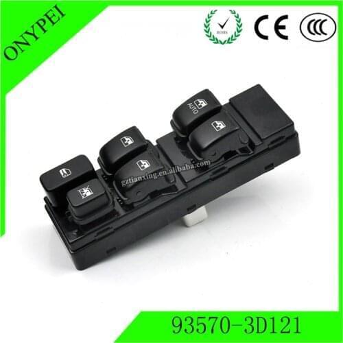 Left 93570-3D121 Power Window Master Control Switch For 2003-2005 Hyundai Sonata 4-Door 2.7L 2003 2004 935703D121