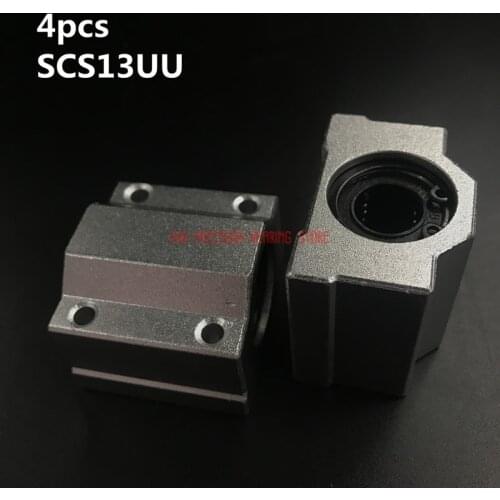 2019 Limited Cnc Router Parts Linear Rail AXK 4pcs/lot Free Shipping Sc13uu Scs13uu 13mm Linear Ball Bearing Block Cnc Router