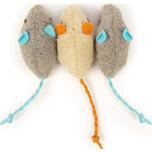 5 Pcs/set cute Pet Cat Toys Set Funny Mouse Animal Toy Pet Training Interactive Bite Cats Random Color Cat Supplies Toys D5107