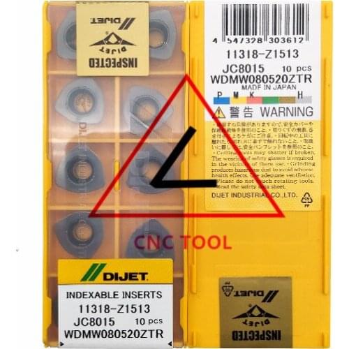 WDMW080520ZTR JC8015 10pcs Original Japan DIJET Cutting Tool