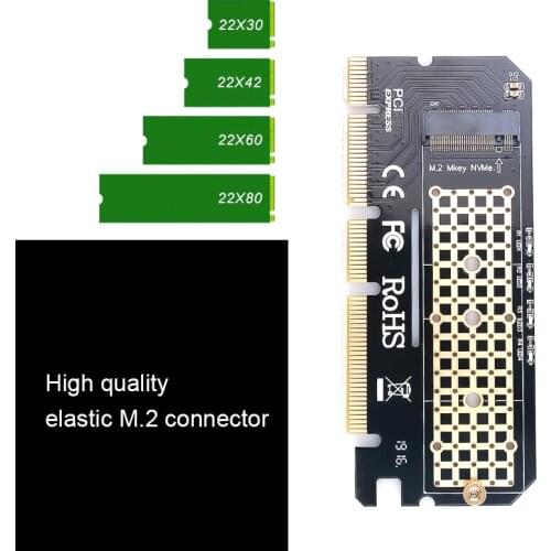 Expansion Card for PCIE to M2/M.2 Adapter/PCI Express M.2 SSD PCIE Adapter M.2 NVME/M2 PCIE Adapter M2 M Key 2230-2280 Computer