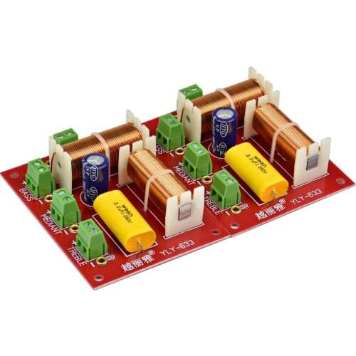 AIYIMA 200W Speaker 3 WAY Crossover Audio Treble + MID + Bass Crossover Speakers Filter Frequency Divider DIY Home System 2PCS