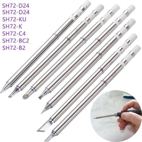 SH72 SH-K SH-KU SH-D24 SH-BC2 SH-C4 SH-I Adjustable Soldering Iron Welding Station 65W 12-24V Digital iron Tips Set of Tools