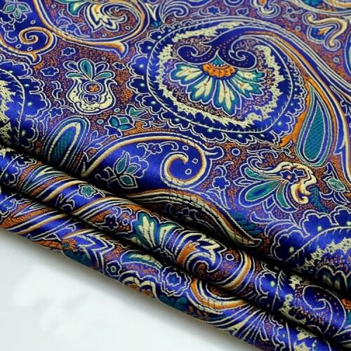 100cmx75cm American style High precision jacquard tapestry satin jacquard brocade fabric upholstery fabric for patchwork