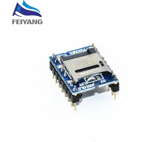 WTV020 WTV020-SD WTV020SD-20SS Mini SD Card MP3 Sound Module For PIC WTV020-SD-16P