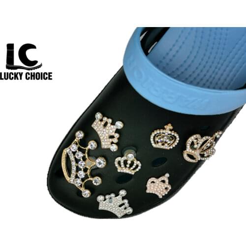 Shoes Charm for Croc Designer Chain Shoe Charms Accessories Decoration for JIBZ Croc Clog Shoes Pendant Buckle for Girl Gift