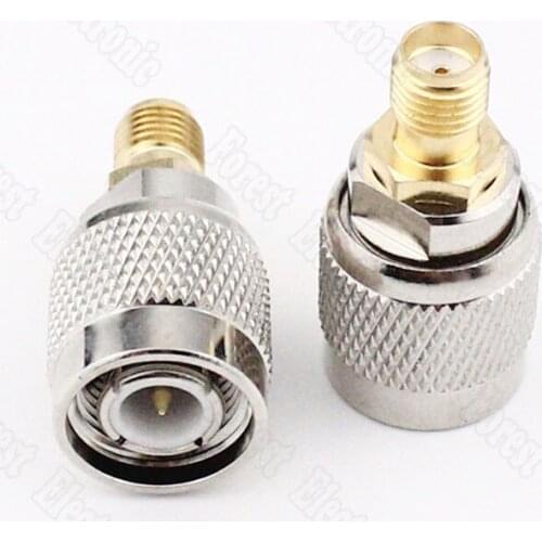 50pcs/lot TNC To SMA-JK Male To Female Connector TNC&SMA Adapter