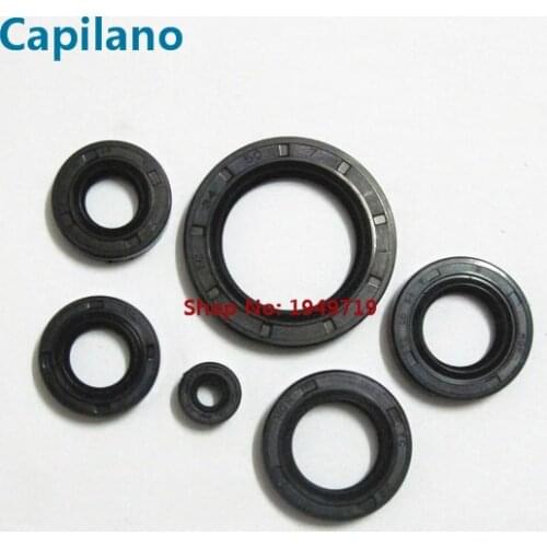 Motorcycle CG250 complete engine oil sea rubber gear shaft seal assy for Zone Zongshen 250cc CG 250 engine seal parts