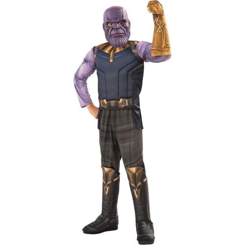 Disney Marvel Super villain hero Thanos children superhero theme party cosplay Halloween game performance costume