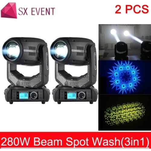 Dj sound equipment 280W 10R Beam Spot Wash 3in1 DMX Moving Head Light Stage Lighting for club light wedding disco