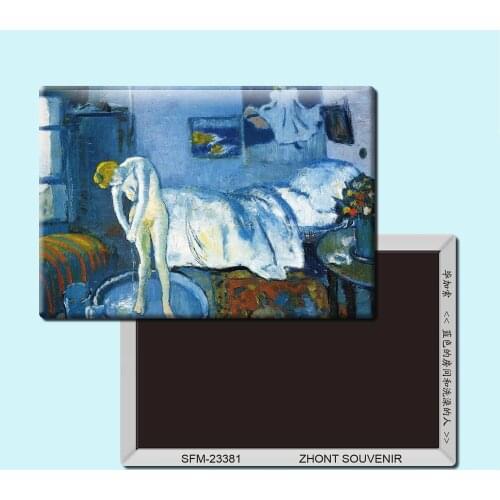 Picasso paintings “The blue room and the people in the bath”,Souvenirs of gifts for friends Magnetic refrigerator 23381