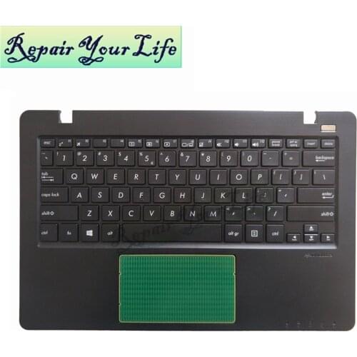 Keyboard US English for ASUS X200 X200C F200CA X200L X200LA X200M X200MA 90NB04U2-R31GE1 black Palmrest touchpad upper case