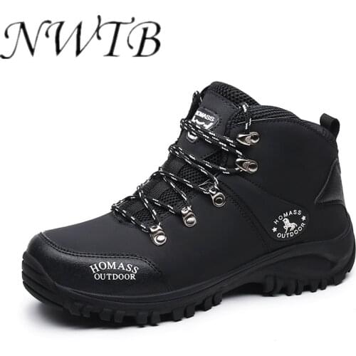 Men Waterproof Hiking Shoes Breathable Tactical Combat Army Boots New Outdoor Climbing Shoes Non-slip Trekking Sneakers