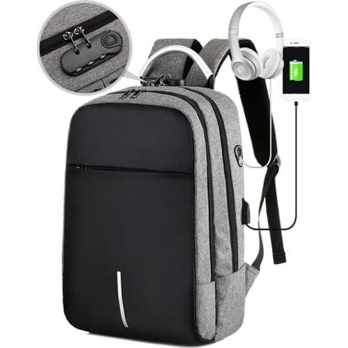 2021 Men Laptop Backpacks Travel Backpack Multifunction Business Bag Anti Theft USB Charging Waterproof Unisex School Backpack