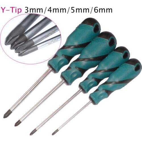 4 in 1 Y-shaped Screwdriver Set S2 Alloy Steel Magnetic Opening Repair Tool Y0 Y1 Y2 Y3 Tri-Point Tri-Wing Security Screw Driver