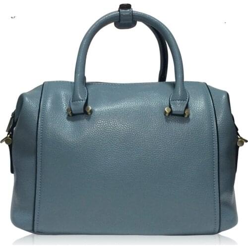 2020 new fashion small cow leather small pillow handbag soft boston tote bags