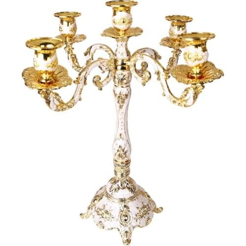 Nordic Luxury Candle Holders Gold Wedding Centerpieces Metal Large Silver Decoration Home Soporte Velas Lighthouse AC50CH