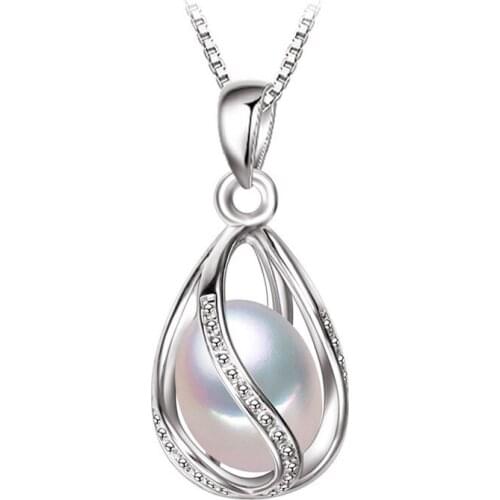 MIQIAO Silver Plated Pearls Lantern Hollow Vintage Boho Pendant Collar Chains Necklace for Women Wedding Couple Gift Jewelry