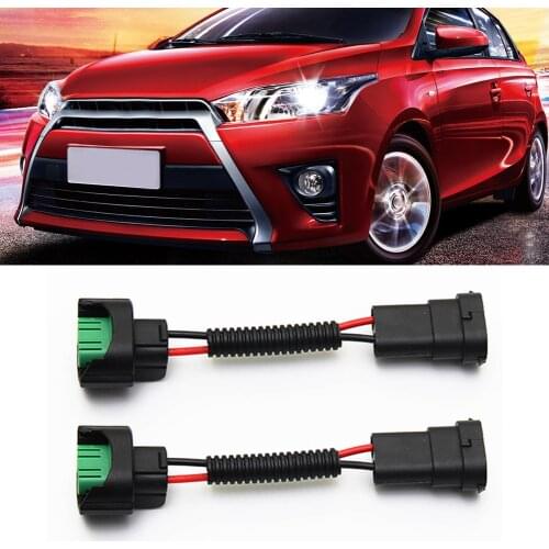 1pcs Car headlight H11 H9 H8 extension cord plug lamp holder fog lamp cord male to female conversion power cord conversion line