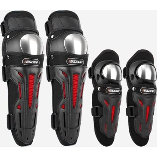 Universal Motorcycle protective gear knight off-road motorcycle professional riding knee pads elbow pads four-piece windproof