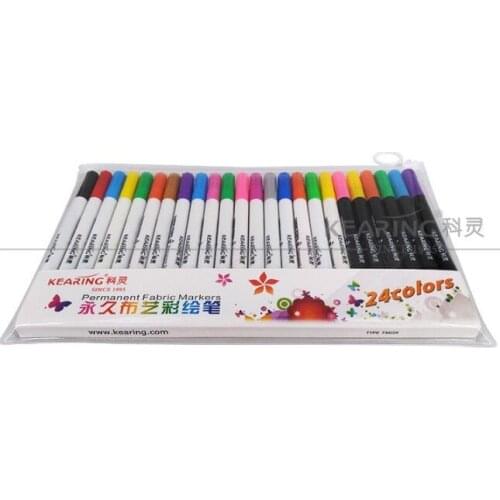 1pcs 20 Colors Fabric and T-Shirt Liner Marker Pens Textile Paint Cloth Pigment DIY Painting Supplies (Only 1pcs ,not 20pcs )