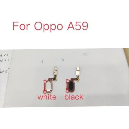 1PCS New Fingerprint Sensor Flex Cable For Oppo A59 Finger ID Touch Flex Cable Replacement tap parts