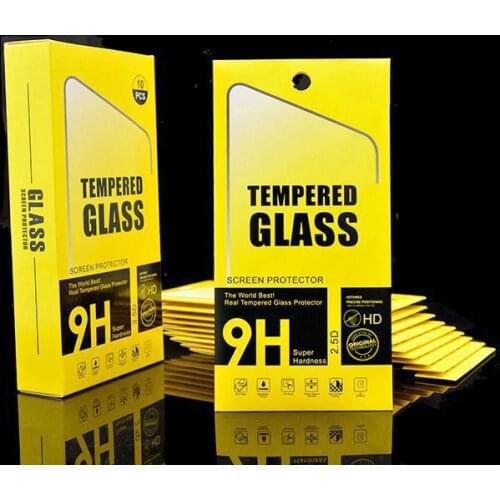 1000 PCS Mix Models 0.3M 9H Tempered Glass Screen Protector with Retail Package For iPhone SAMSUNG LG HUAWEI