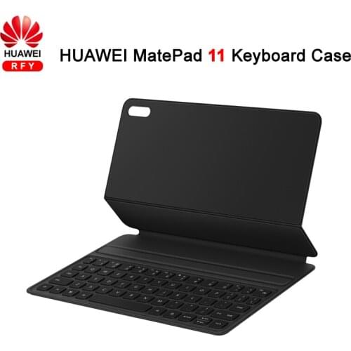 2021 Original HUAWEI MatePad 11 Magnetic Keyboard Case PU Leather Smart Wake up Voice Stand Flip Tablet Cover