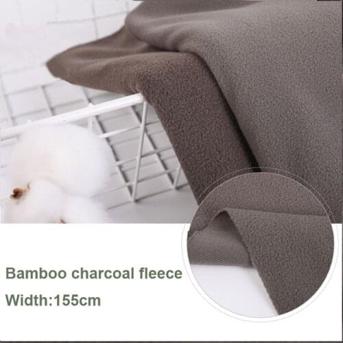 3 Meter Soft Bamboo Charcoal Fleece Material For Diaper Insert Booster Breathable Comfortable Adult Cloth Inserts