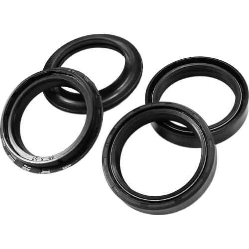 45X57X11Motorcycle Front Fork Damper Oil Dust/Seal For Honda 125 CR125R CR250R/CR500R 600 CBR600RR 900 CBR900R 1300 ST1300/A