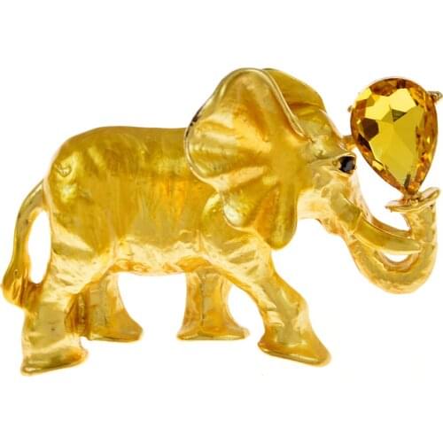 CINDY XIANG New Arrival Enamel Elephant Brooches For Women Animal Coat Pin 3 Colors Available Fashion Jewelry High Quality