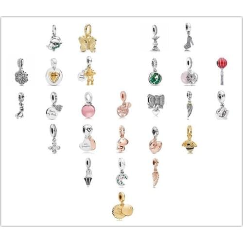 925 Sterling Silver Dino The Dinosaur Punk Band Charm Beads Fit Women Pan Bracelet & Necklace Diy Jewelry