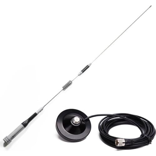 Diamond SG-M507 Dual Band Antenna With Magnetic Mount (base dia:9CM) For Mobile Radio Walkie Talkie Car Raio Vehicle Radio