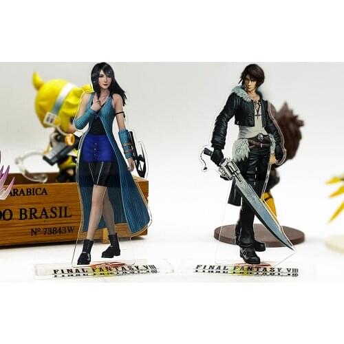 F Fantasy FF8 Ⅷ 8 Squall Rinoa acrylic stand figure model plate holder cake topper anime cool