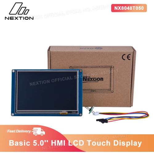 Nextion NX8048T050 - 5.0" LCD Intelligent Touch Screen Display Compatible with Arduino Raspberry Pi A+, B+ and Raspberry Pi 2