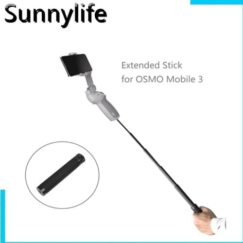 Handheld Gimbal Extension Rod Scalable Holder Selfie Stick for POCKET 2/FIMI PALM 2/Insta360 ONE X2/OM 4/OSMO Mobile 2/3/Smooth4
