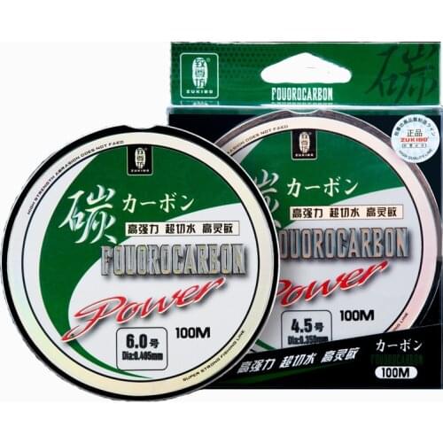 100% fluorocarbon Fishing Line Carbon Fiber Leader Line fly fishing line pesca Super Strong Multifilament fishing line