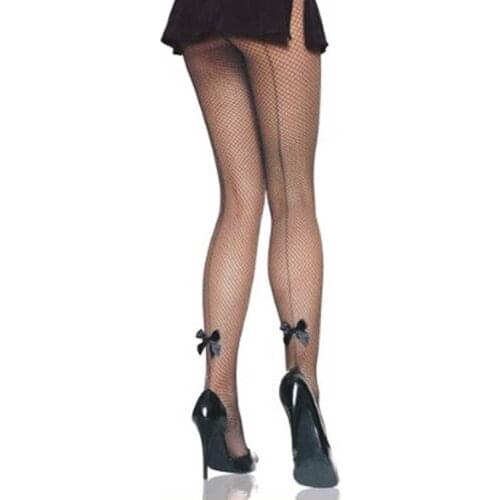Fashion Black Women Sexy Stockings Sexy Over The Knee Bowknot Sheer Lace Top Thigh High Long Stockings
