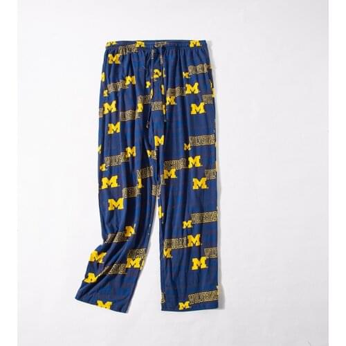 Mens sleep trousers Household cotton sleep pants Men
