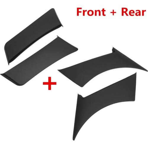 New R Style Car Front / Rear Side For Fender Door Scoops Plate For Ford For Mustang GT350 2015-2018 Car For Fender Scoops Cover